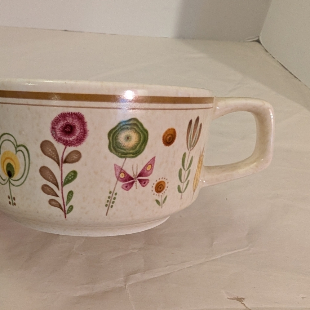 Vintage Temperware by Lenox Sprite Pattern Lidded Sugar Bowl - Picture 13 of 13